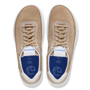 Birkenstock Honnef City Mixed Leather Shoe | Gray Taupe | Reg Width – Men’s